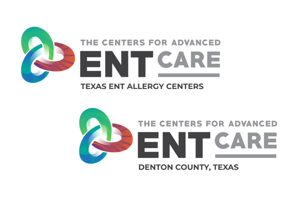 Logos of The Centers for Advanced ENT Care - Texas ENT Allergy Centers & Denton County, Texas